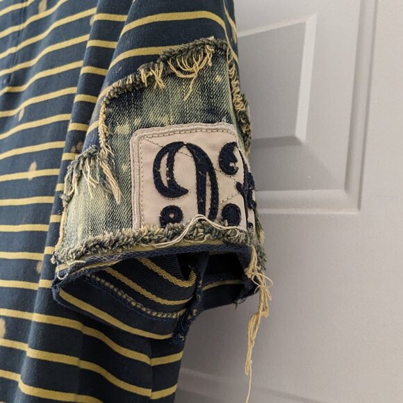 THE HERITAGE BY AMERICA 1776 Denim Distillery Men's Shirt Tye Dye Size XL Cotton - Picture 7 of 10